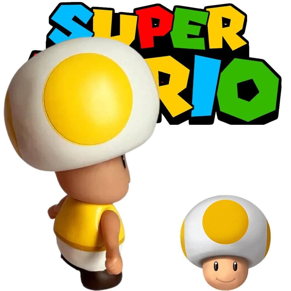 Boneco Toad Super Mario Ideal Para Colecionador