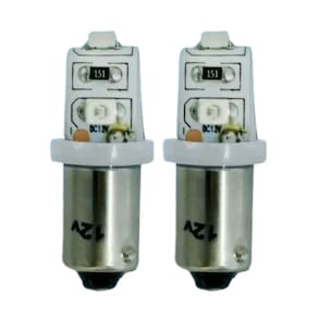 Lâmpada Led 1 Polo Trava Reta Ba9-69 12v 2w Lanterna E Freio
