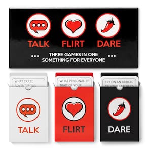 Jogo de cartas ARTAGIA Talk Flirt Dare para casais