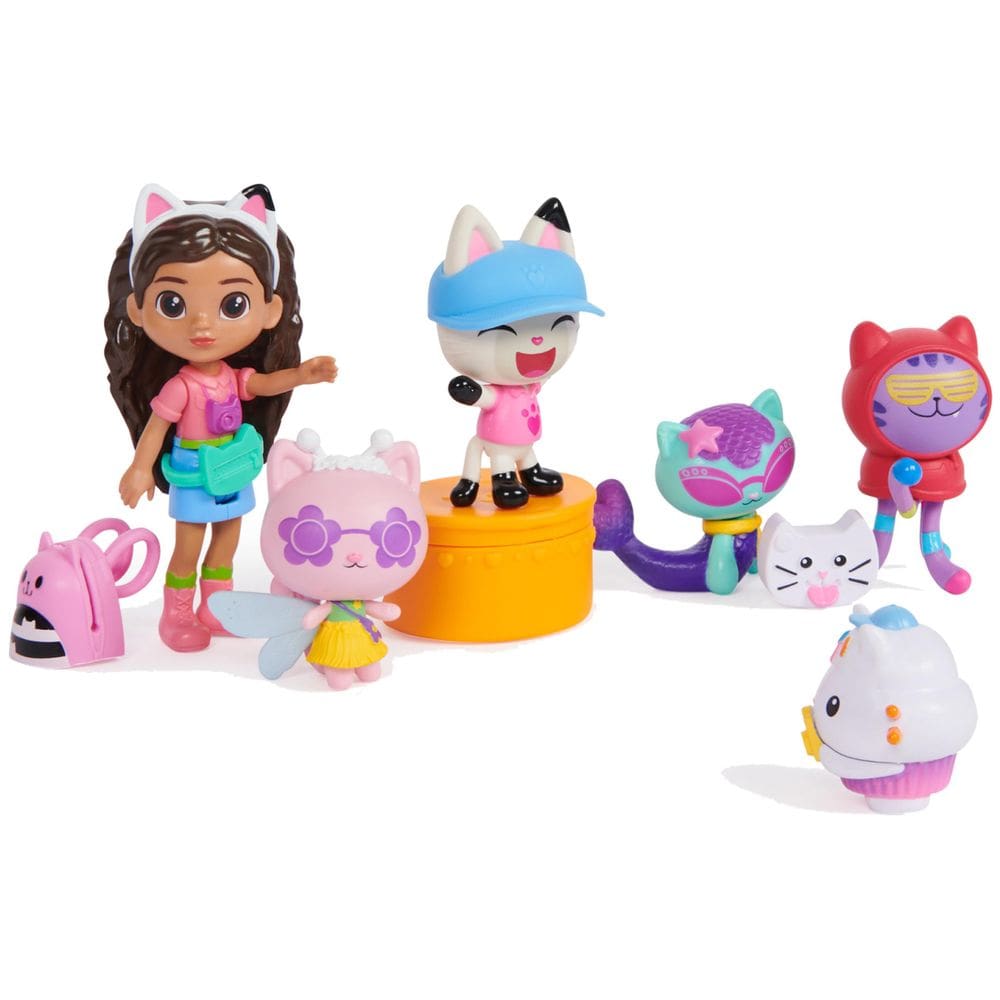 Conjunto de bonecos Gabby`s Dollhouse Travel Theme com Gabby Doll 3+
