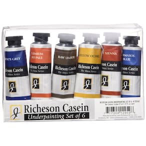 Conjunto de pintura Jack Richeson Casein The Shiva Series 37 mL (6 unidades)