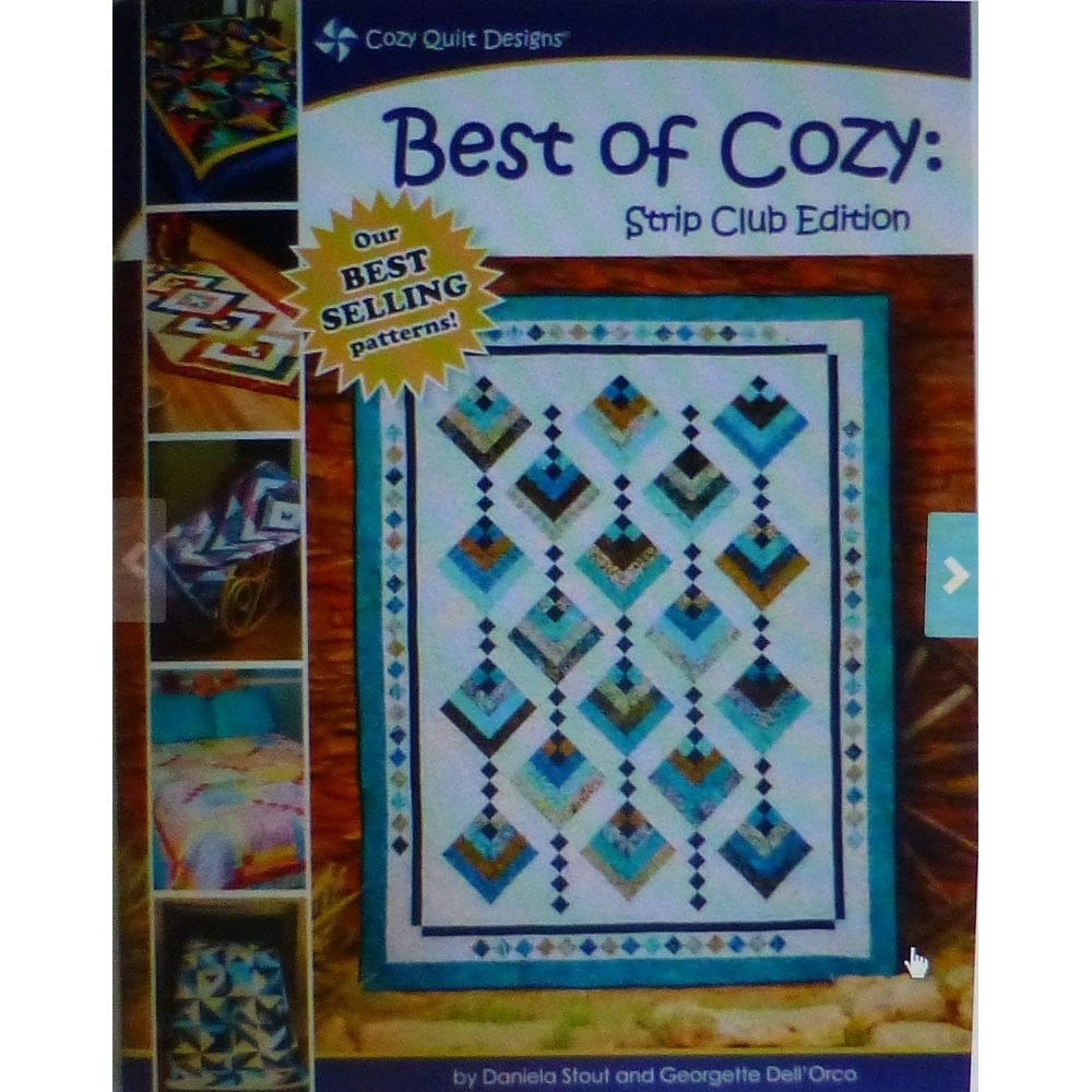 Livro de padrões Cozy Quilt Designs Best of Cozy Strip Club