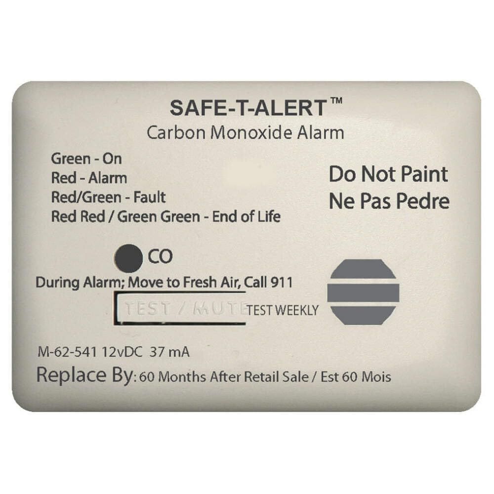 Alarme de monóxido de carbono marinho MTI Industries 62-541-MARINE-WT