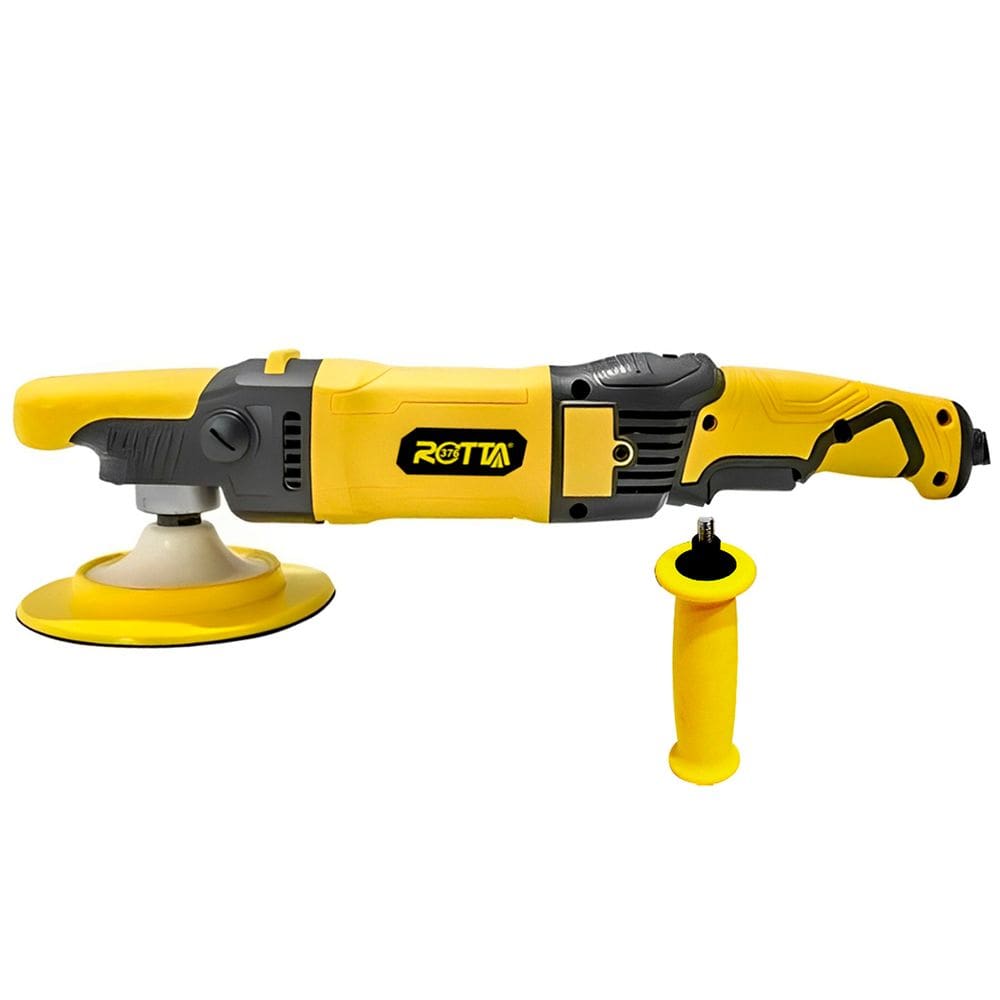Politriz Automotiva Angular Rotativa Elétrica Premium Profissional 150mm 1200W Rotta 376