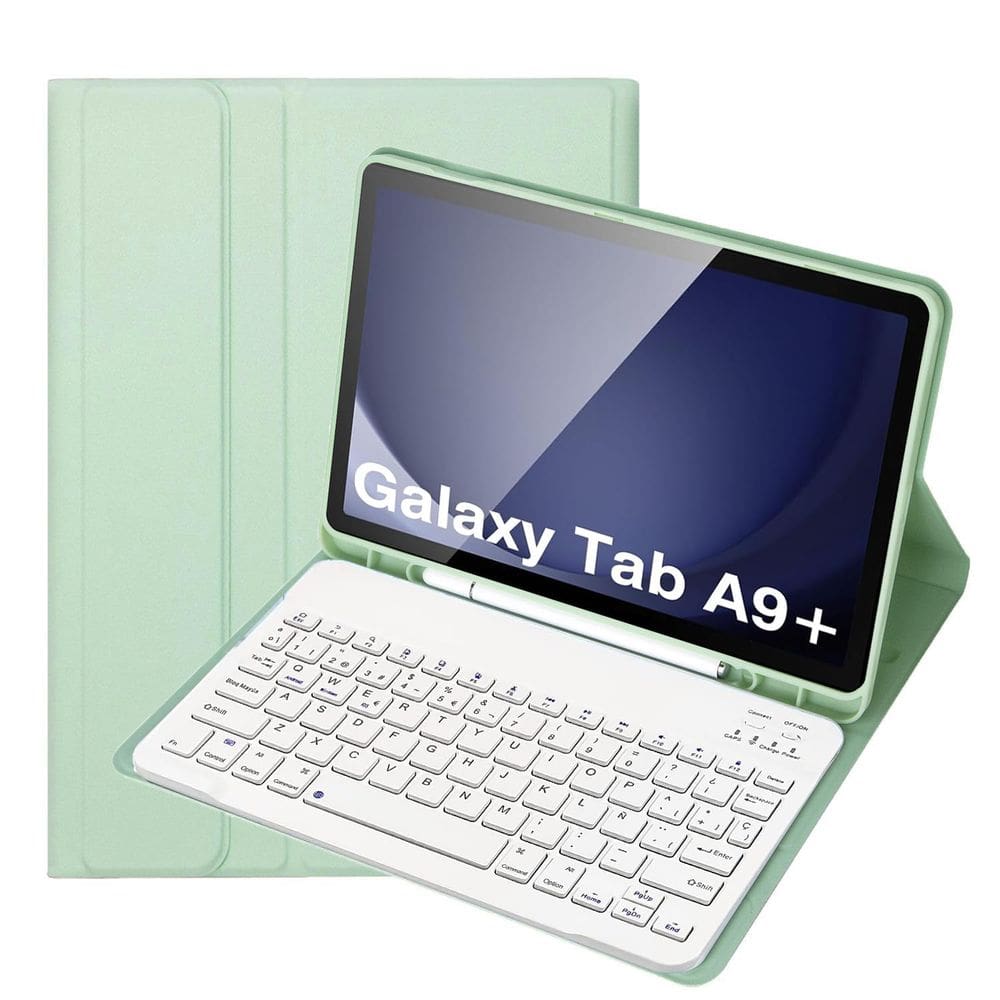 Capa de teclado Samsung Galaxy Tab A9+ Plus 11" 2023 Verde