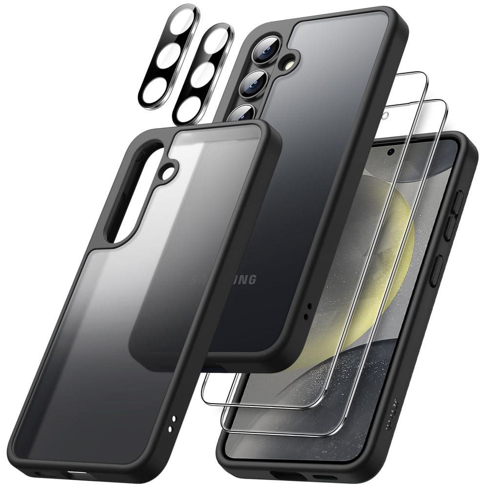 Capa JeTech 5 em 1 fosca para protetores Samsung Galaxy S24 5G +