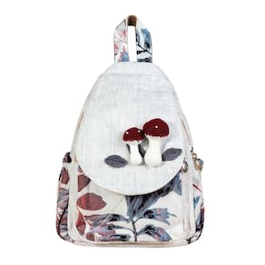 Mochila feminina YIMOYICAI, casual, boho, tecido de lona, 15L