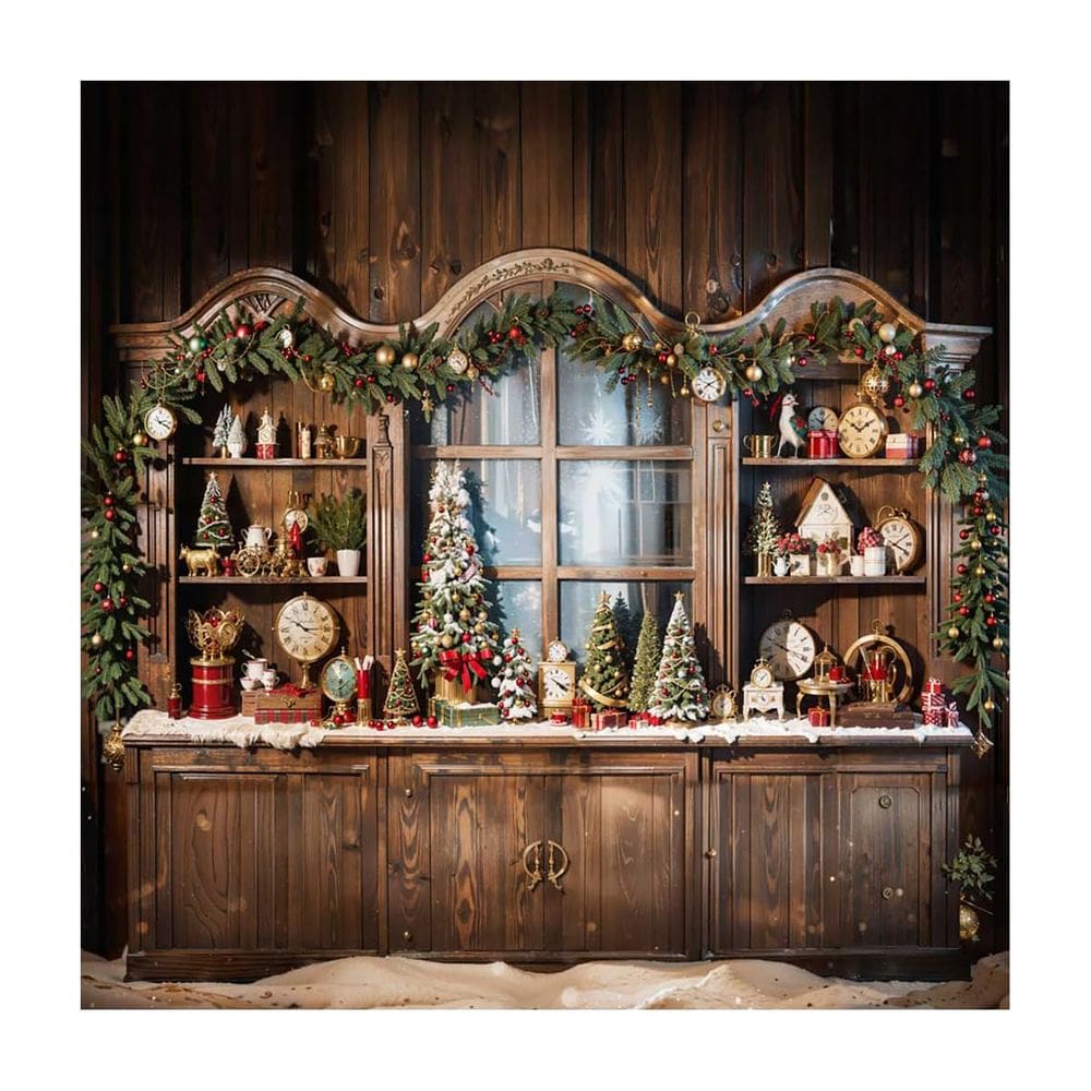 Panos de fundo fotográficos Kate Vintage Wood Armário 250x250cm