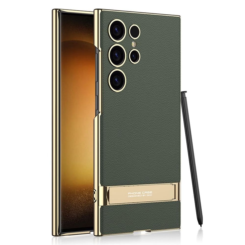 Capa Miimall Slim Leather com suporte para Samsung Galaxy S24 Ultra