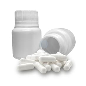 Kit 50 Potes 35Ml Para Cápsulas Com Tampa Lacre