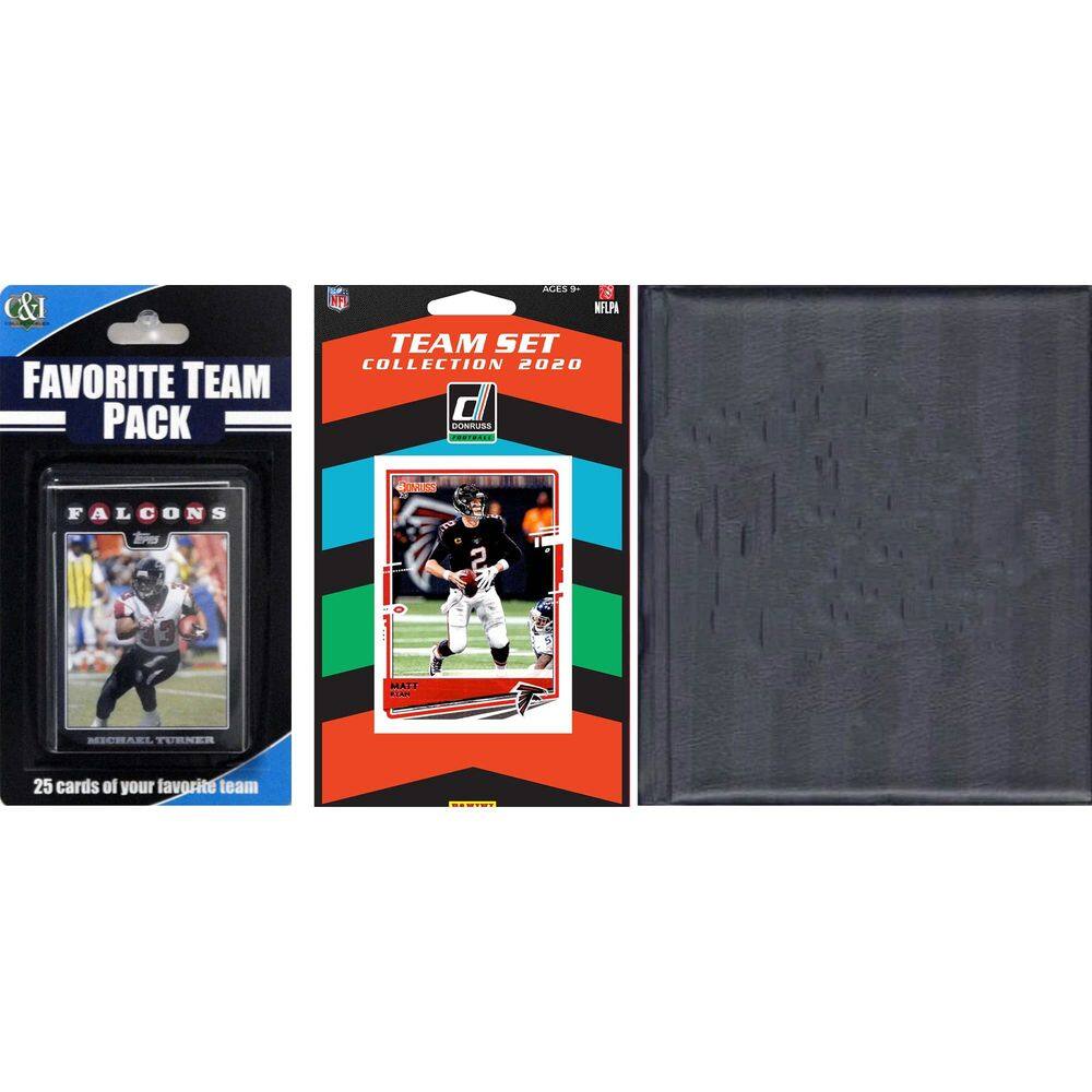 Conjunto de cartas colecionáveis NFL Detroit Lions 2020 com álbum de armazenamento