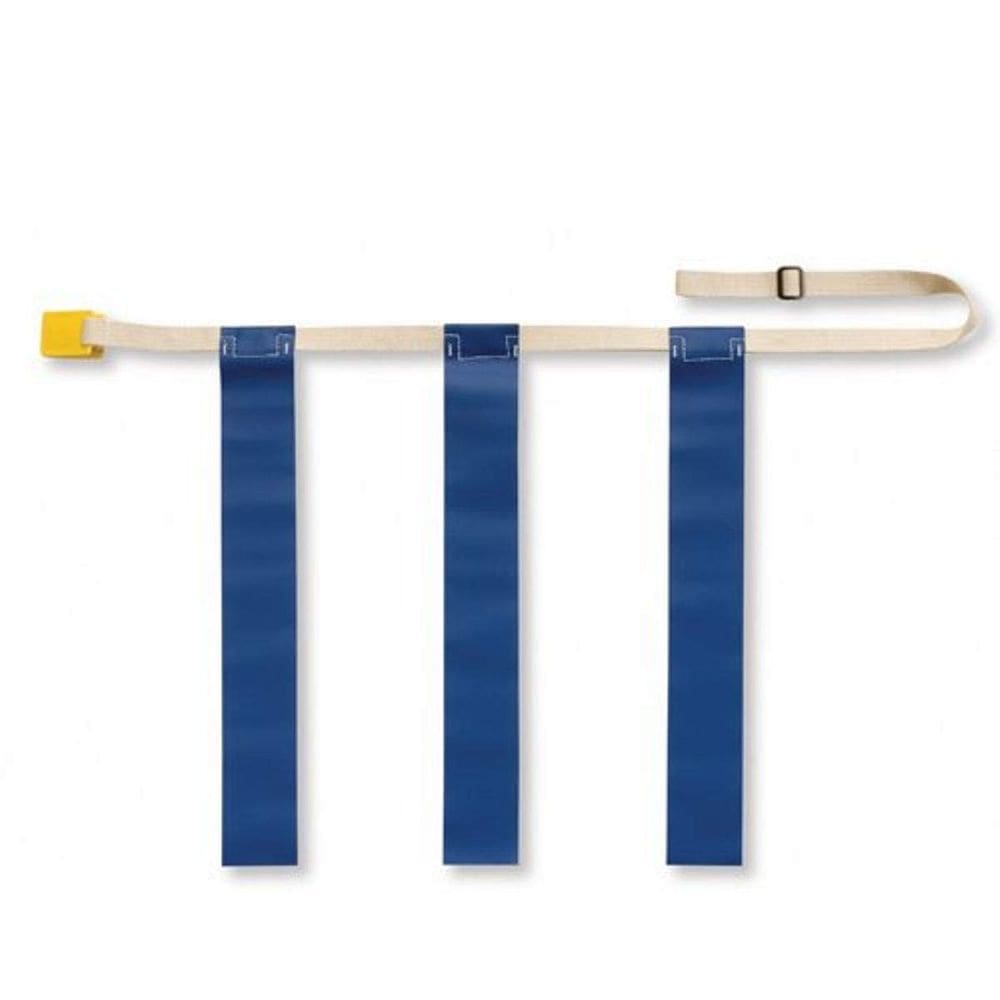 Cintos de futebol Flag Triple Threat Blue Tamanho M