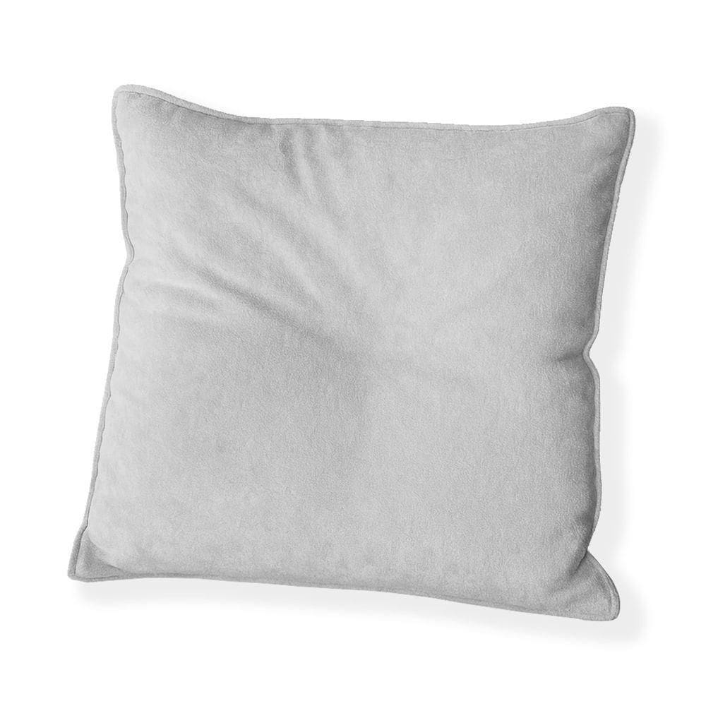 Capa Para Almofada Quadrada Boucle 40x40cm - 7 Decor Prata