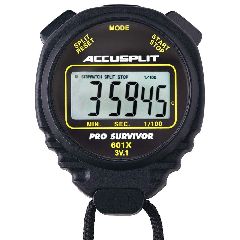 Cronômetro ACCUSPLIT Pro Survivor A601X preto