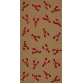 Papel Kraft em rolo de mesa Beistle Lobster multicolorido 60 cm x 15 m