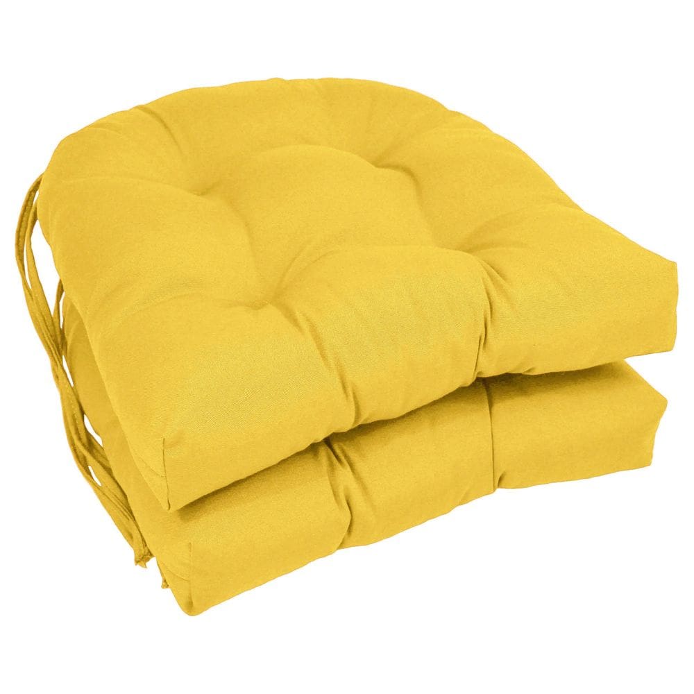 Almofada de cadeira Blazing Needles Twill Arredondada para trás 40x40cm