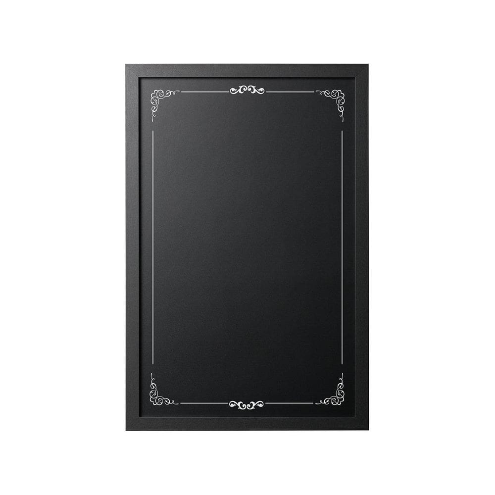 Quadro-negro MasterVision Decorativo Suporte de Parede 40x60cm Preto
