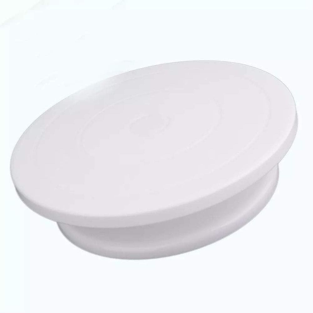 Prato Bailarina Giratório para Confeitar Bolos Tortas 27,5cm