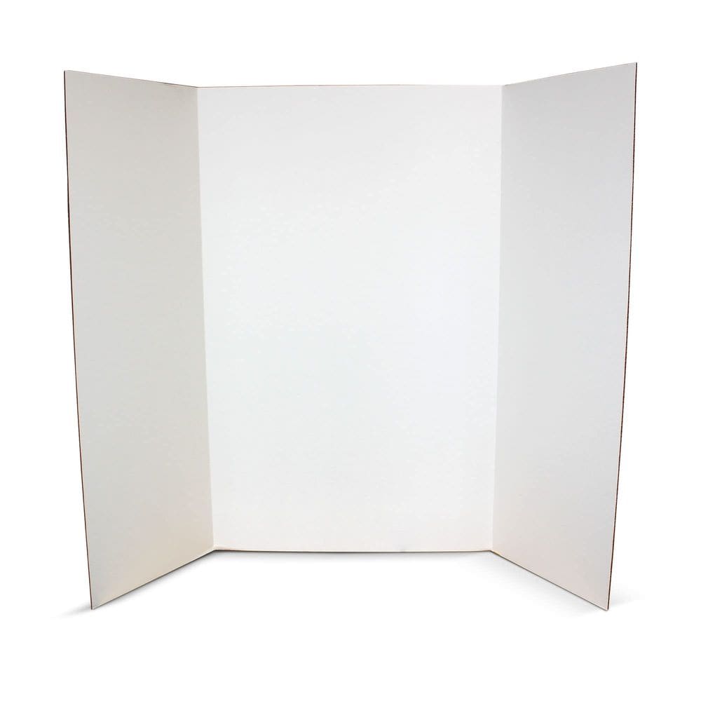Project Boards Flipside Products 36 x 48 cm, branco branqueado, pacote com 10