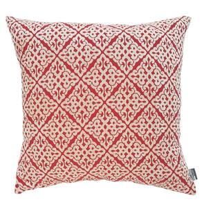 Almofada Homey COZY ACCENTHOME Chenille Jacquard Red