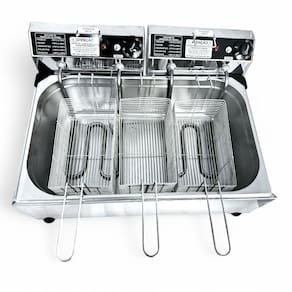 Fritadeira Industrial 16L 1 Cuba 127V Ipe Cozinhas 3 Cestos