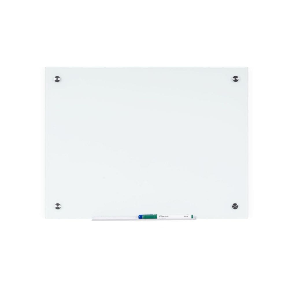 Placa de vidro apagável a seco MasterVision Bi-silque River White 45x