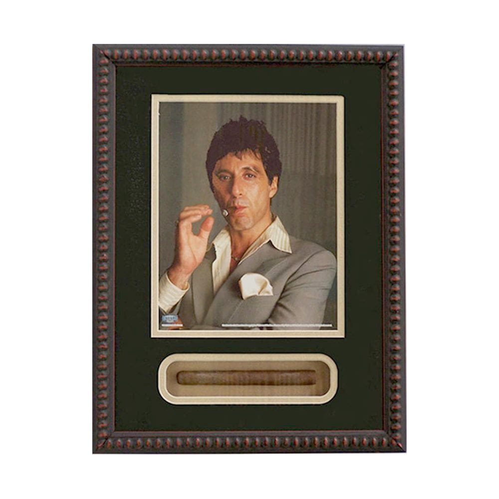 Lenço fotográfico emoldurado Shadowbox, lembranças de Al Pacino