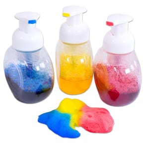 Frasco de tinta de espuma Roylco, pacote de 3 para crianças de 3 anos ou mais