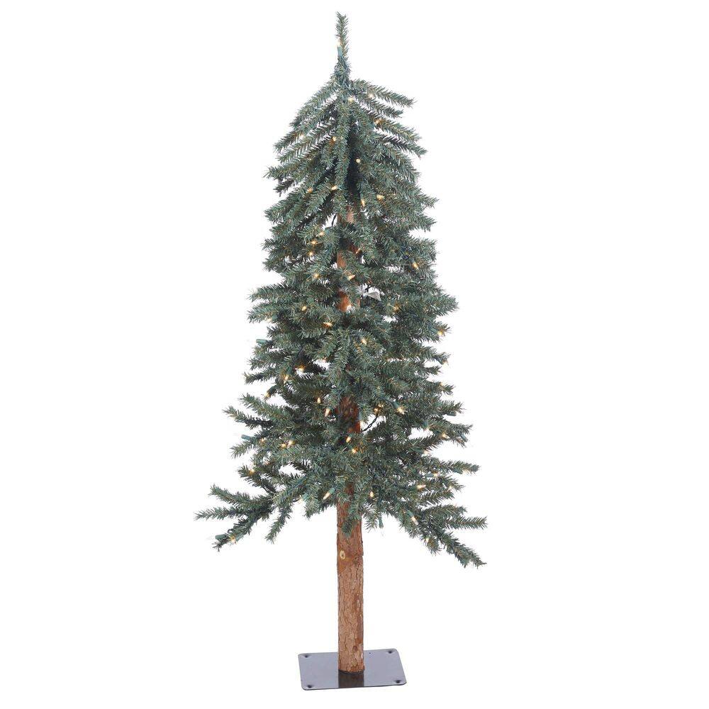 Árvore de Natal Vickerman 4` Natural Bark Alpine com luzes LED