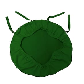 Capa de almofada para cadeira LA Linen Poliéster Poplin Green x4