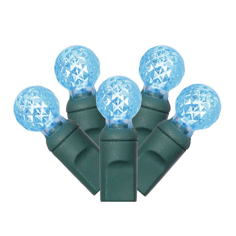 Conjunto de luzes Vickerman X4G9132 com 100 luzes LED, 10 m, azul-petróleo