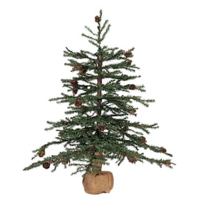 Árvore de Natal Vickerman Caramel Pine 60cm com 480 pontas de PVC