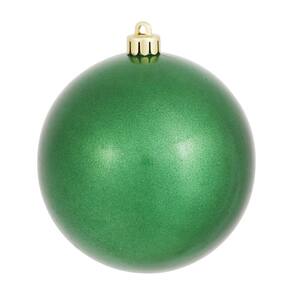 Ornamento Vickerman Candy Ball verde de 8 cm de plástico inquebrável