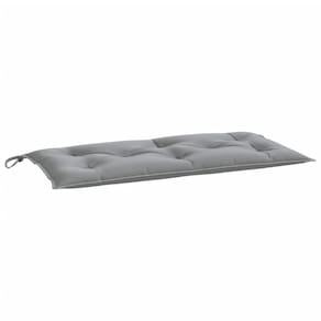 Almofada de banco de jardim VidaXL cinza Oxford Poliéster 110x50x7cm