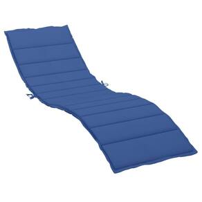 Almofada de espreguiçadeira vidaXL em tecido Oxford azul royal 200g