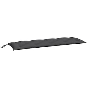 Almofada de banco de jardim VidaXL Tecido 150x50x7cm Antracite