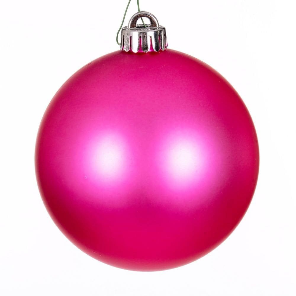 Enfeite de árvore de Natal Vickerman 694060-3 rosa quente (pacote com 12