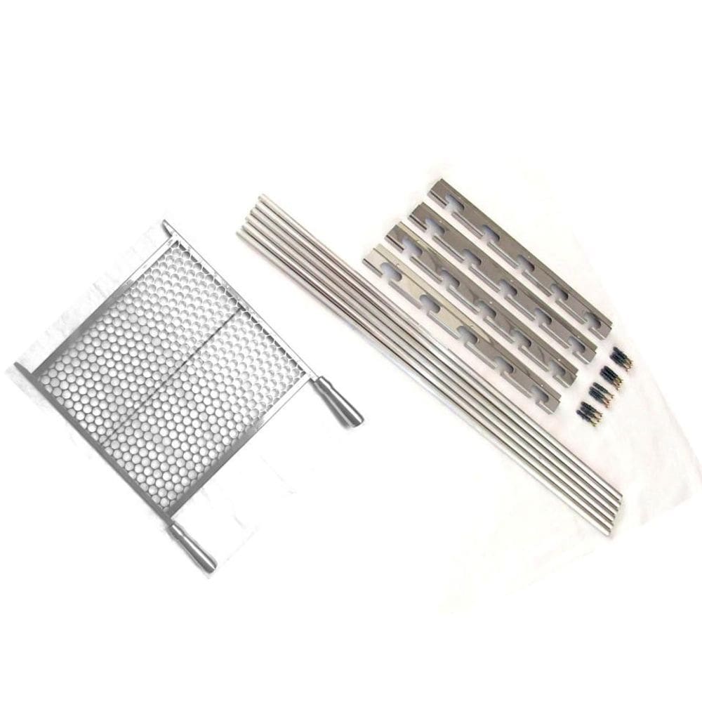 Suporte Churrasqueira Pequena Até 60Cm E Grelha Moeda 50Cm