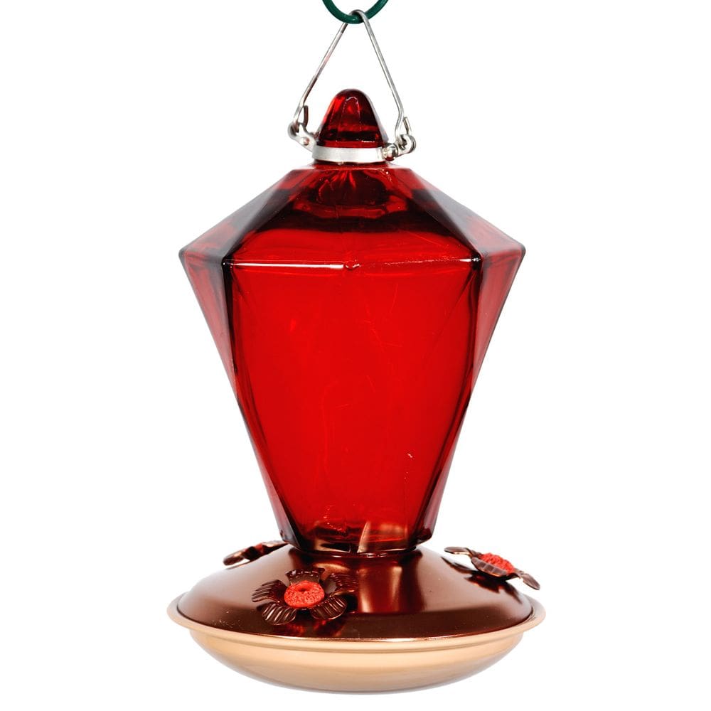 Comedouro para beija-flores Woodlink WLH9 Ruby Glass 710 ml