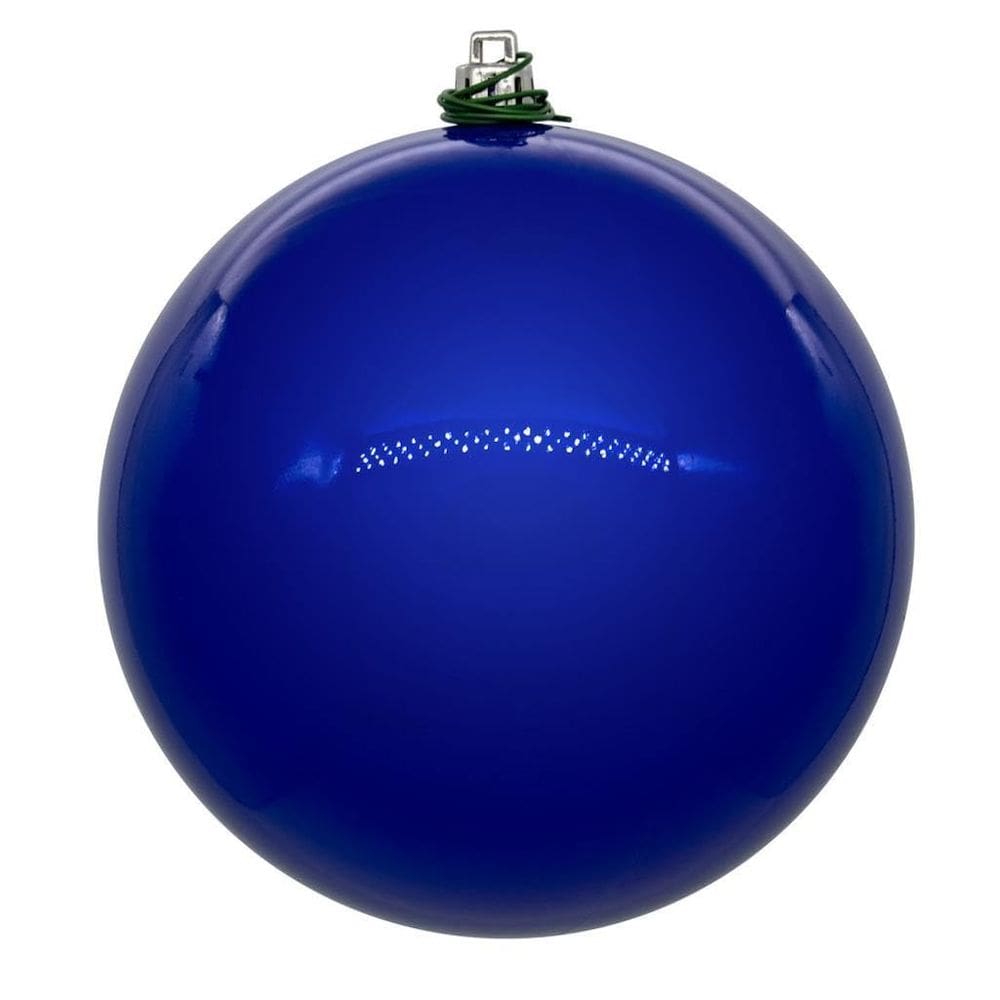 Enfeite de Natal Vickerman Cobalt Blue Pearl Ball, pacote com 6