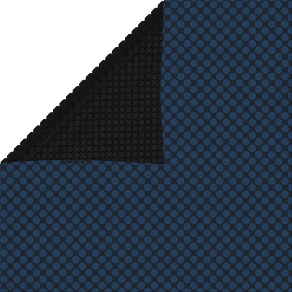 Película solar para piscina vidaXL Floating PE preto/azul 102,4 x 63cm
