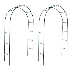 Arcos de jardim vidaXL para plantas trepadeiras Terrace Patio x2