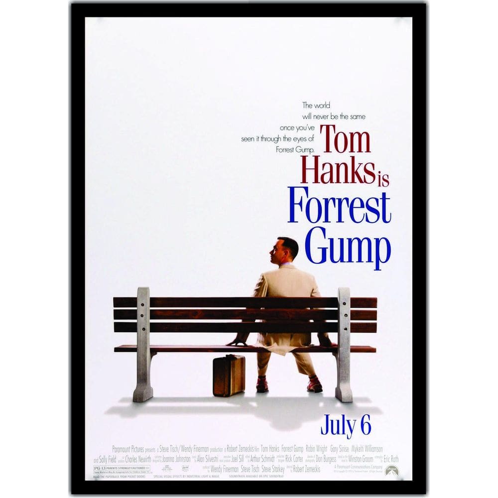 Quadro Forrest Gump O Contador De Histórias Cinema Filmes