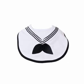 Roupas Bib Trooper, uniforme branco de marinheiro