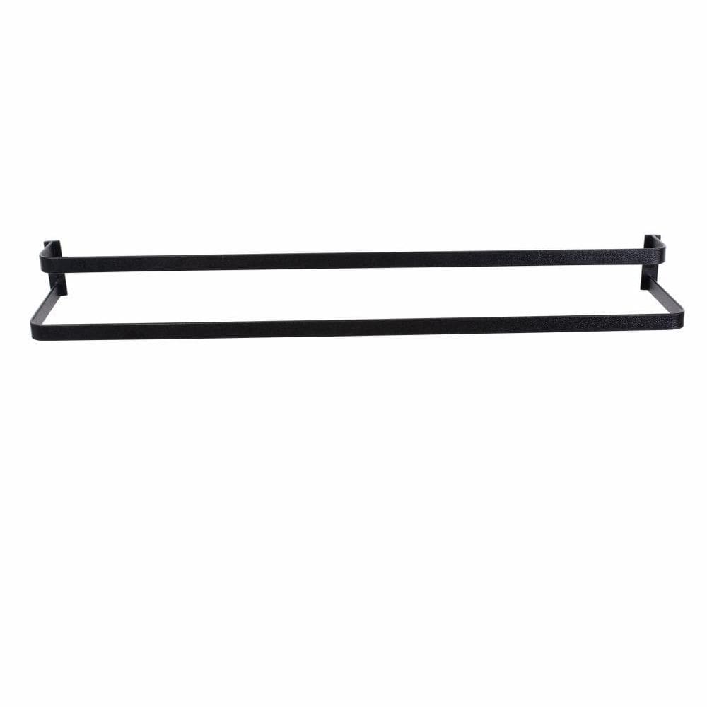 Acessórios Banheiro 4 Peças Toalheiro Duplo 60Cm Aluminio