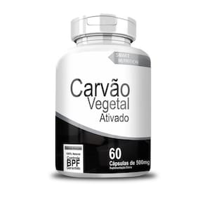 Carvão Vegetal 500 Mg 60 Cápsulas - Suporte Digestivo