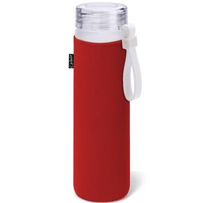 Garrafa De Vidro 470 Ml Frost Premium Topget - Vermelho