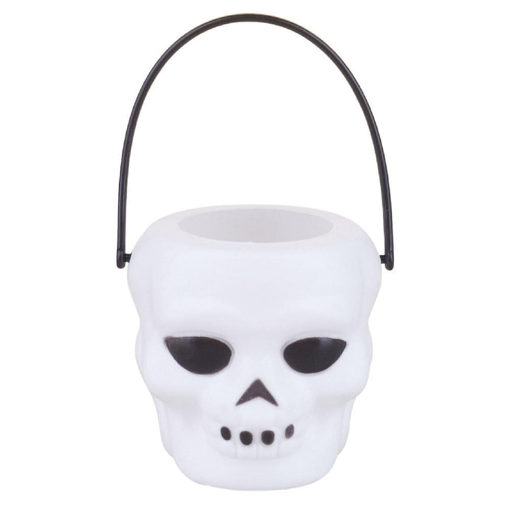 Balde Mini Caveira Halloween 6x5cm Play&Fun