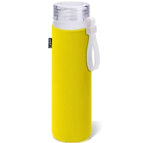 Garrafa De Vidro 470 Ml Frost Premium Topget - Amarelo