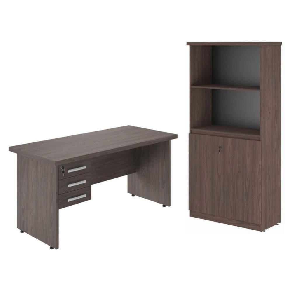 Mesa 1600 Com Armário Belvedere Freijo